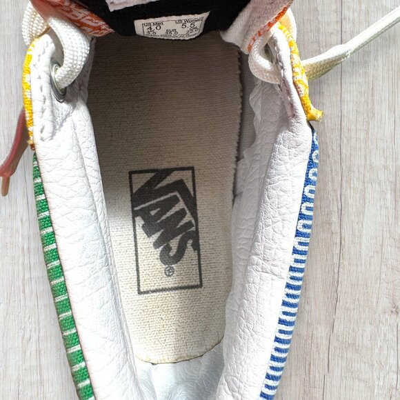 Vans Sk8-Hi Pride Edition Rainbow Patchwork Sneakers Men’s/Women’s - Picture 3 of 8